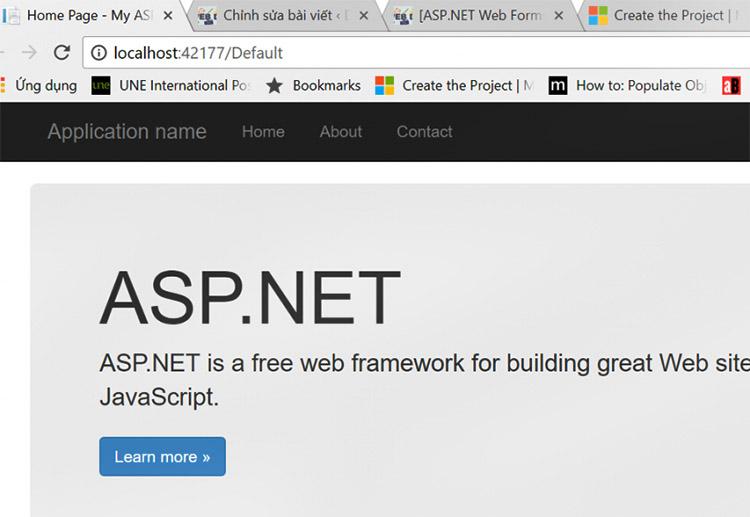 ASP.NET có chức năng lưu trữ cấu hình