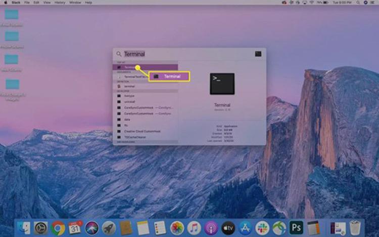 Sử dụng Terminal trên Mac