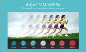 Bạn có thể tùy chọn tốc độ video cực nhanh hoặc chậm (Slow Motion)