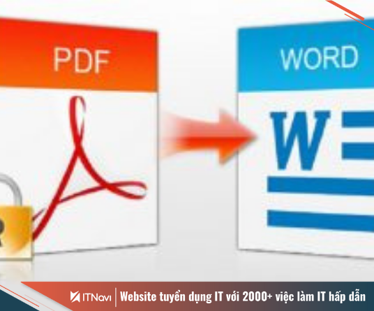 Top 7 cách chuyển file PDF sang Word nhanh nhất hiện nay